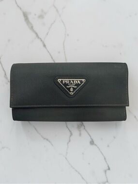 PRADA Vintage Black Tessuto Nylon 6-Key Holder Wallet - Made in Italy